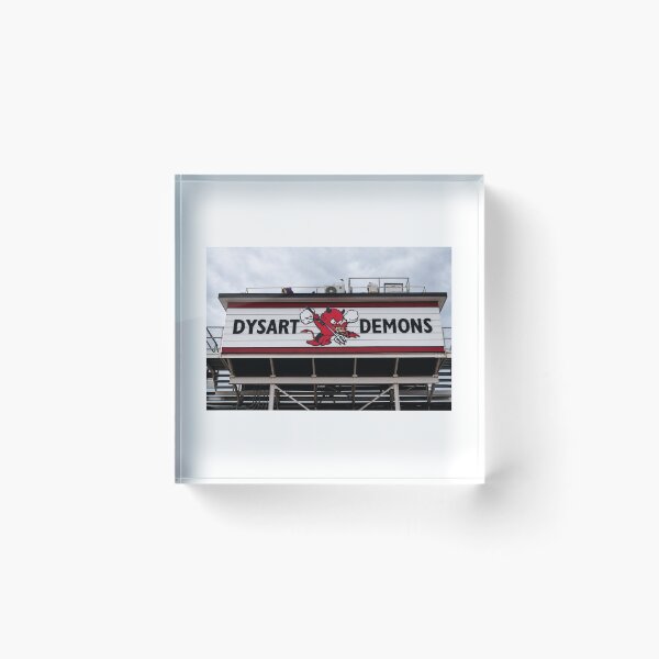 Item preview, Dysart High School Demons (Throwback) designed and sold by LockedUp.