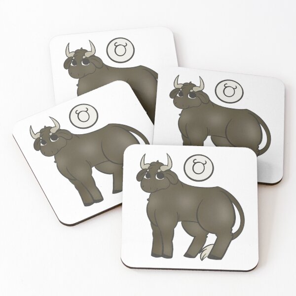 Item preview, Taurus Zodiac Bull Cute Horoscope Art designed and sold by syariesincart.