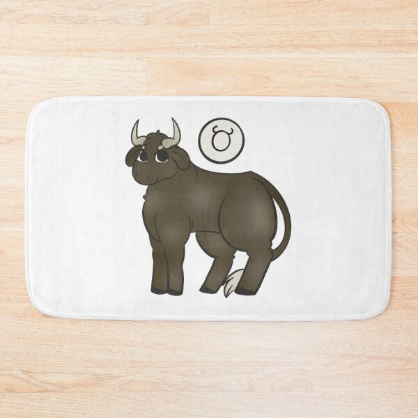 Item preview, Taurus Zodiac Bull Cute Horoscope Art designed and sold by syariesincart.