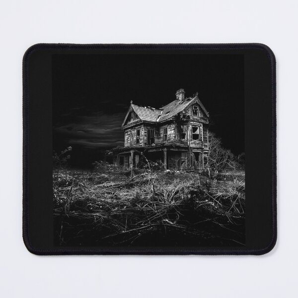 Item preview, Abandoned Haunted House at Midnight – Gothic Horror Art designed and sold by inkoutninja.