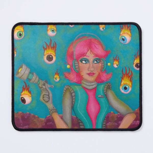 Item preview, Atomic Girl and the Eyeballs of Doom designed and sold by LilyPaigeArt.