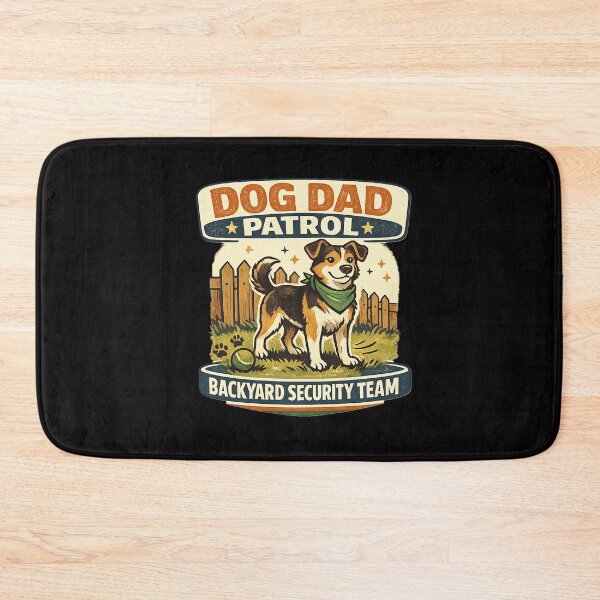 Item preview, Dog Dad Patrol Backyard Security Team designed and sold by Concrete Coffee Studio.
