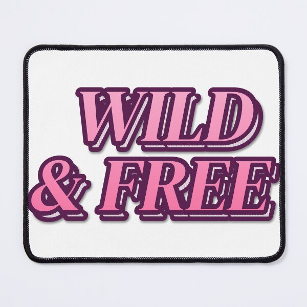 Item preview, "WILD & FREE" Retro Typography T-Shirt designed and sold by QuirkThreadsCo.