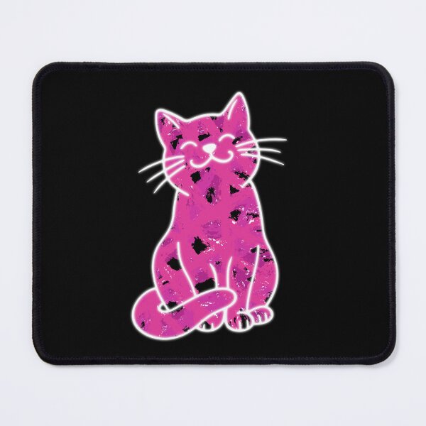 Item preview, Neon Bliss Pink Cat designed and sold by VOYID ART STUDIO.