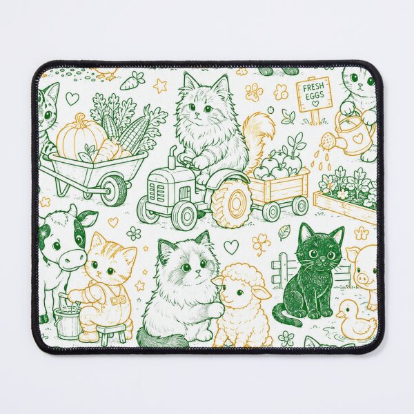 Item preview, Farm Cats Cute Farmhouse Kitten Design Country Decor designed and sold by TerScott.