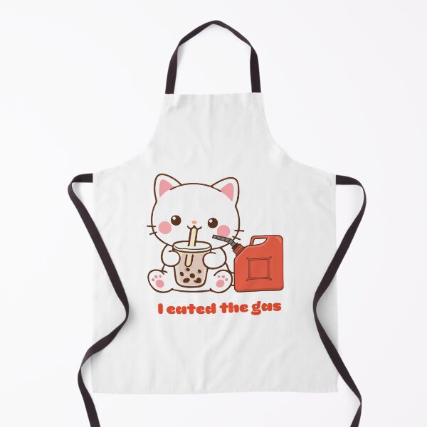 Item preview, I Eated The Gas Kawaii Boba Tea Cat designed and sold by Cafya.