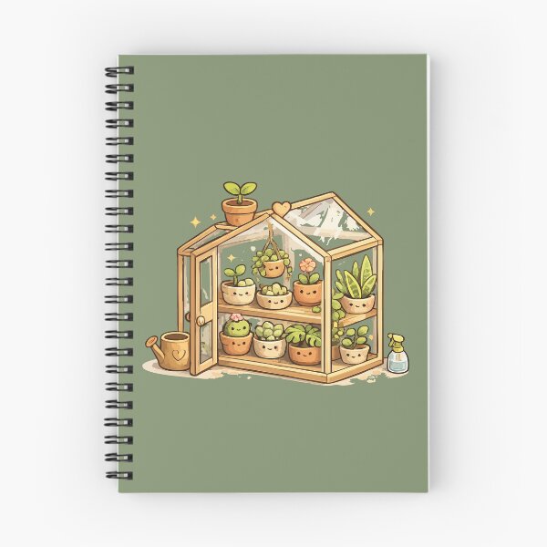Item preview, Kawaii Houseplant Greenhouse designed and sold by SimplePoDesign.