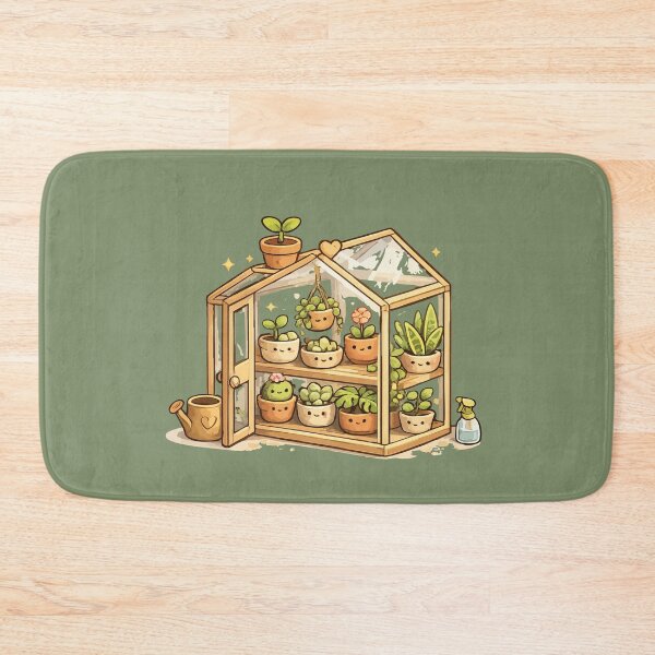 Item preview, Kawaii Houseplant Greenhouse designed and sold by SimplePoDesign.