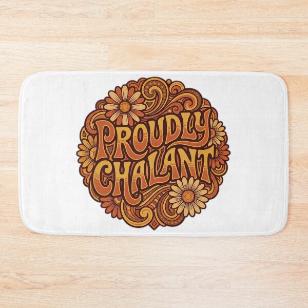 Item preview, Proudly Chalant 70s Retro Groovy Floral Emblem designed and sold by ryanguas.