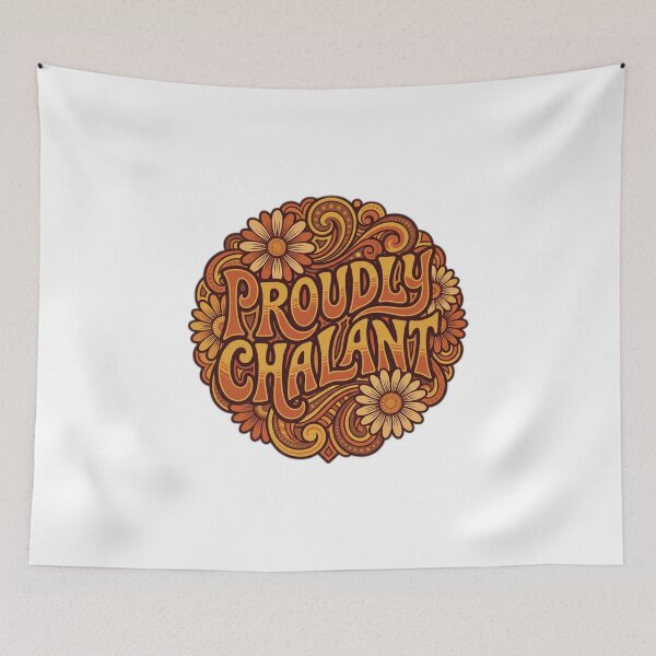 Item preview, Proudly Chalant 70s Retro Groovy Floral Emblem designed and sold by ryanguas.