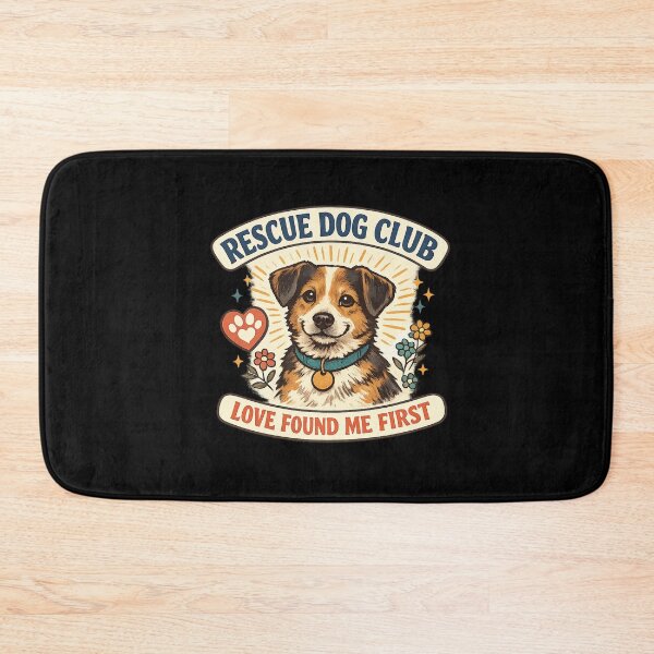 Item preview, Rescue Dog Club Love Found Me First designed and sold by Concrete Coffee Studio.