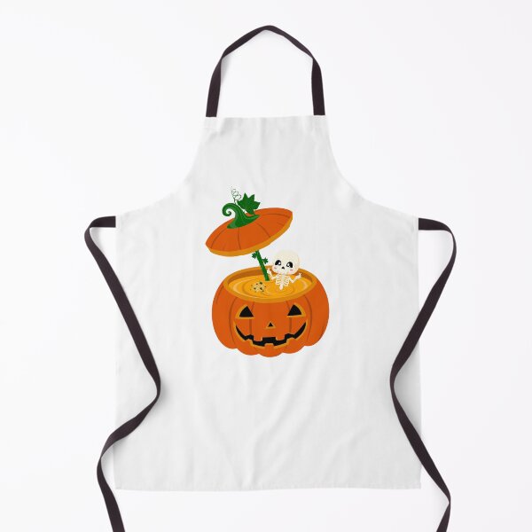 Item preview, Halloween Skeleton Enjoying Pumpkin Soup in Jack-o-Lantern Bowl designed and sold by JohanaStyle.
