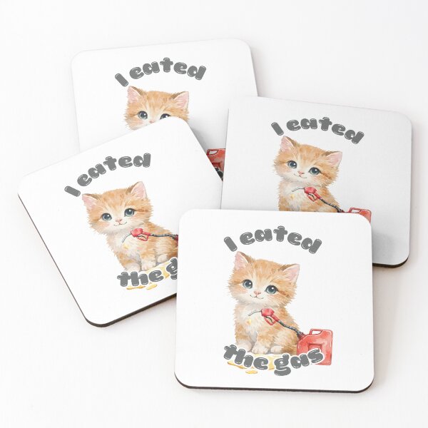 Item preview, I Eated The Gas Cute Cat Meme designed and sold by Cafya.