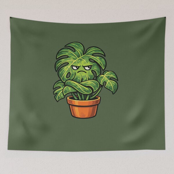 Item preview, Grumpy Monstera designed and sold by SimplePoDesign.
