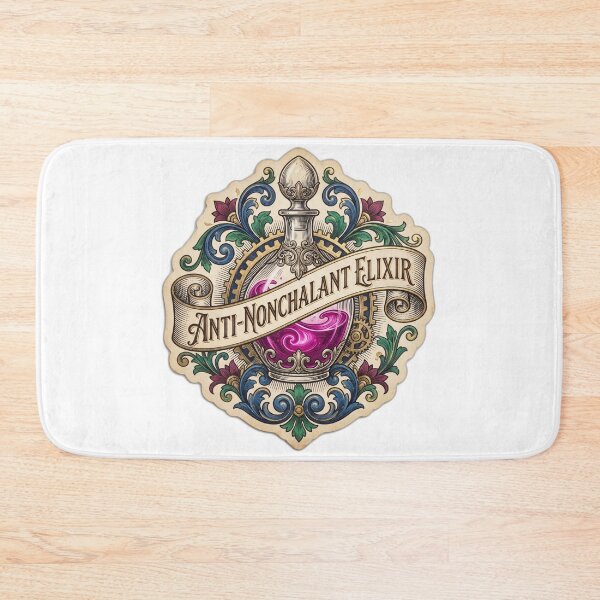 Item preview, Anti-Nonchalant Elixir Vintage Apothecary Potion designed and sold by ryanguas.