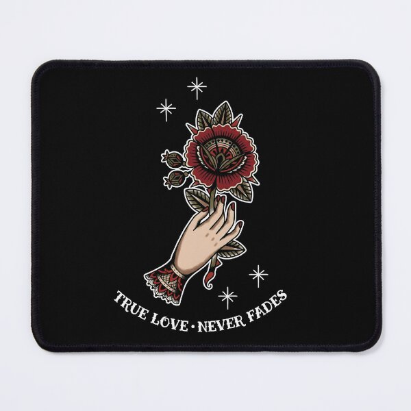 Item preview, Hand with old school flower designed and sold by Mario-Mora-Art.