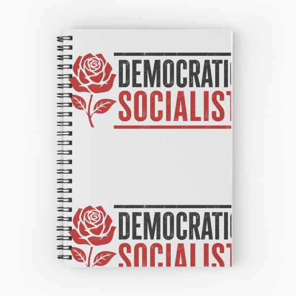 Item preview, Democratic Socialist with a Rose | Healthcare, Education, Housing Political Design designed and sold by ctrlaltcreator.