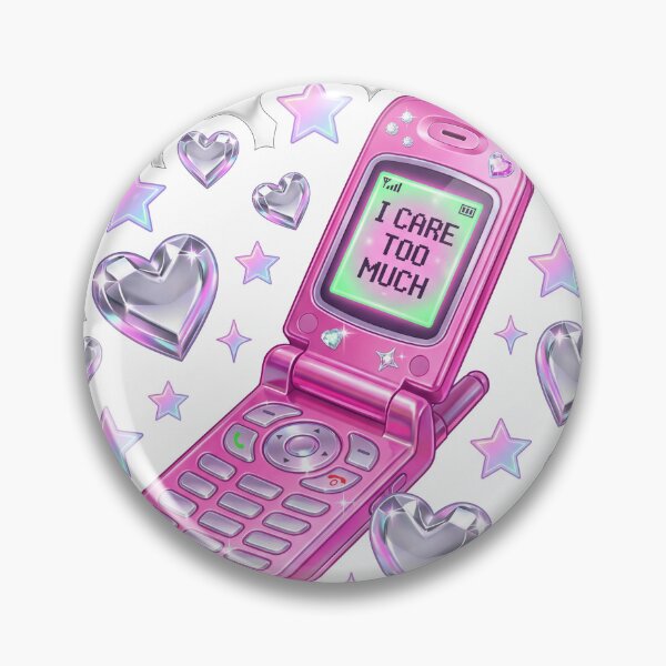 Item preview, I Care Too Much Y2K Flip Phone Aesthetic designed and sold by ryanguas.