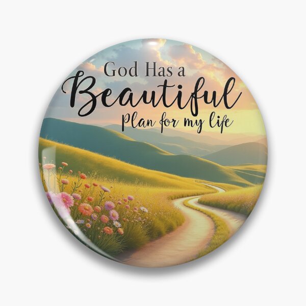 Item preview, God Has a Beautiful Plan for My Life | Christian Inspirational Wall Art & Typography Design designed and sold by Alpha-Hood.