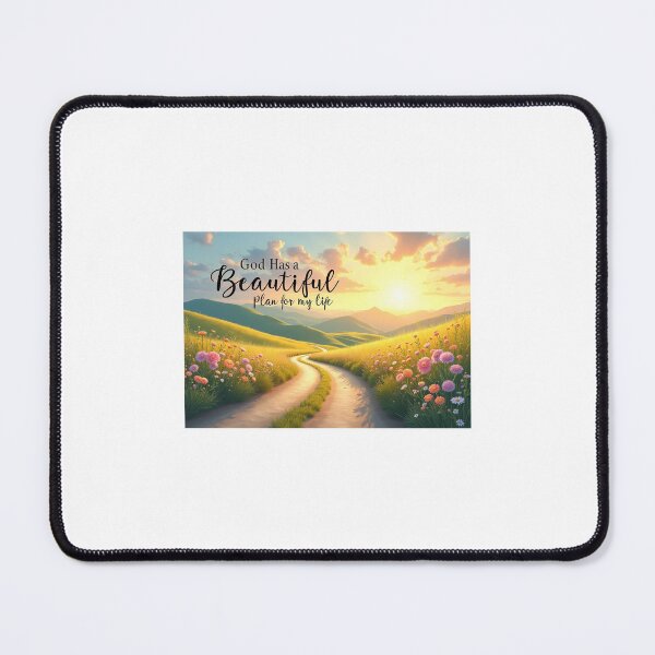 Item preview, God Has a Beautiful Plan for My Life | Christian Inspirational Wall Art & Typography Design designed and sold by Alpha-Hood.