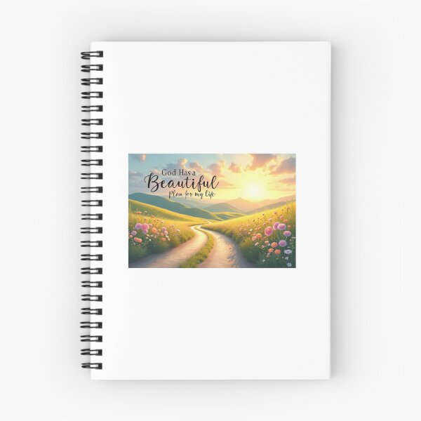 Item preview, God Has a Beautiful Plan for My Life | Christian Inspirational Wall Art & Typography Design designed and sold by Alpha-Hood.