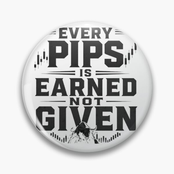 Item preview, Every Pip Is Earned Not Given Forex Trading Typography Shirt designed and sold by PipForgeStudio .