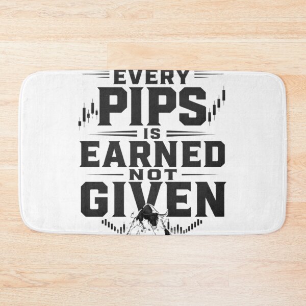 Item preview, Every Pip Is Earned Not Given Forex Trading Typography Shirt designed and sold by PipForgeStudio .