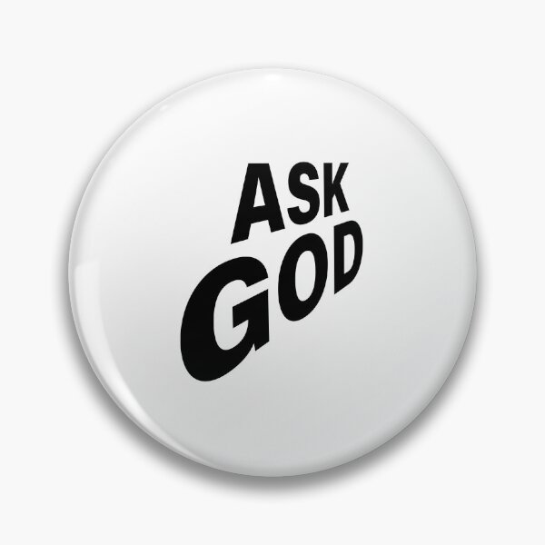 Item preview, Ask God – Christian Faith Typography T-Shirt Design designed and sold by CrossCrafted.