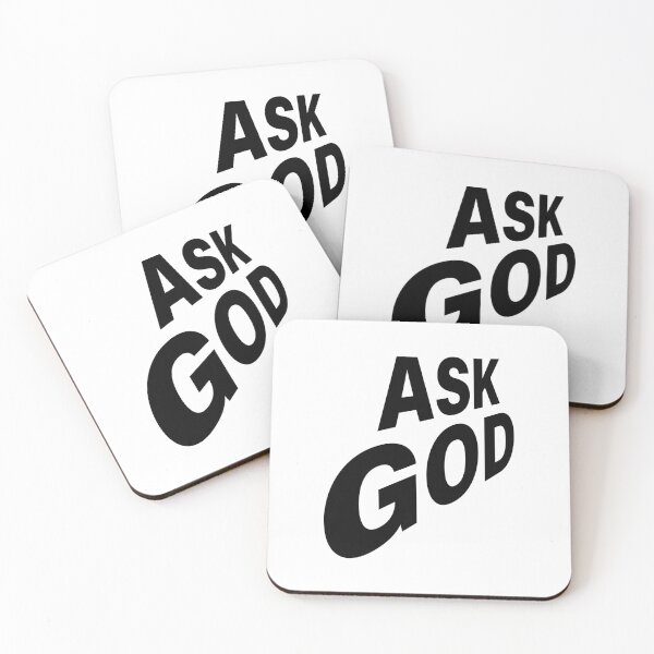 Item preview, Ask God – Christian Faith Typography T-Shirt Design designed and sold by CrossCrafted.