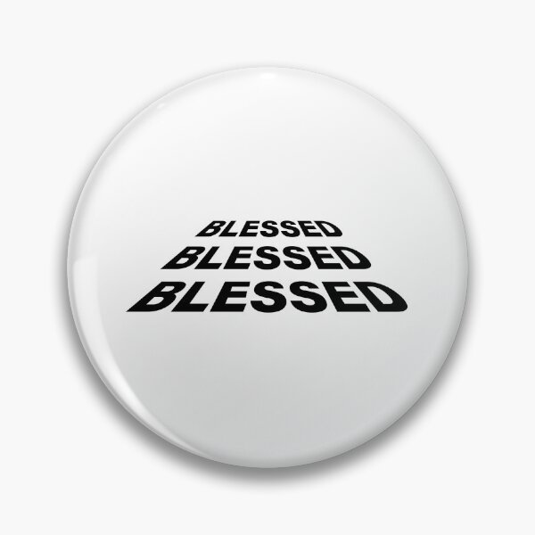 Item preview, Blessed – Christian Faith Typography T-Shirt Design designed and sold by CrossCrafted.