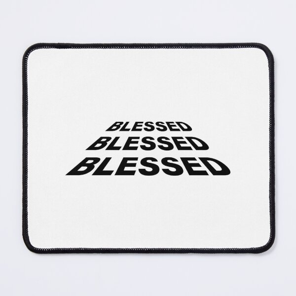 Item preview, Blessed – Christian Faith Typography T-Shirt Design designed and sold by CrossCrafted.