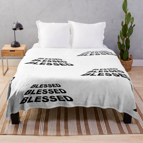 Item preview, Blessed – Christian Faith Typography T-Shirt Design designed and sold by CrossCrafted.