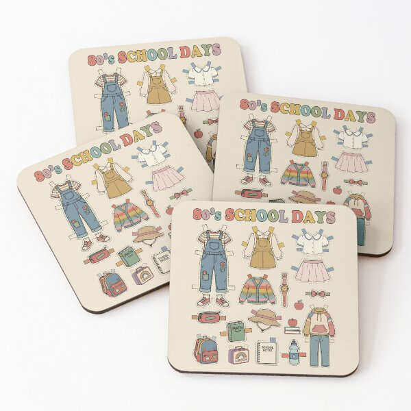 Item preview, 80s Back to School Paper Doll. #2 designed and sold by EunsooLee.