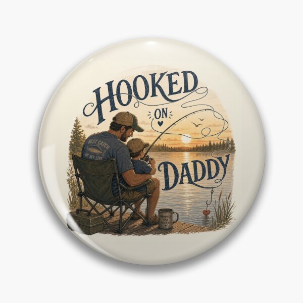 Item preview, Father and Son Fishing at Sunset designed and sold by purplesensation.