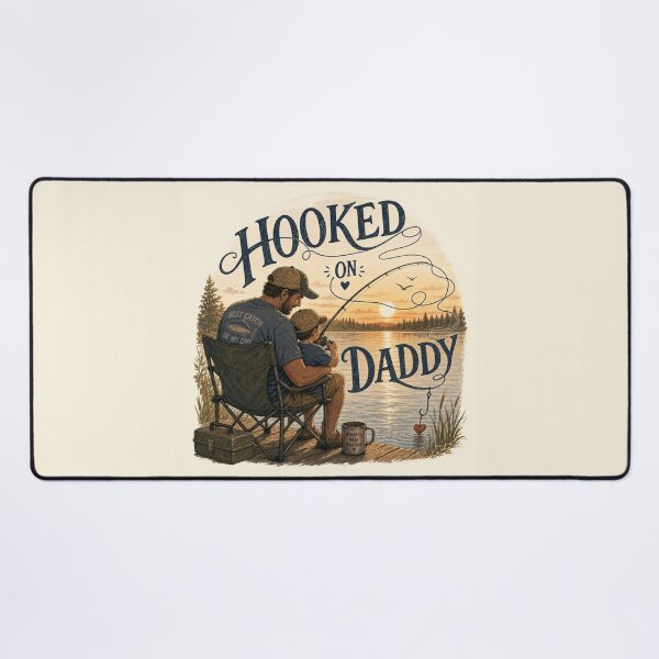 Item preview, Father and Son Fishing at Sunset designed and sold by purplesensation.