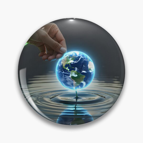 Item preview, Holographic Earth Global Conservation: In Your Hands Eco Tech Campaign designed and sold by Creative-RE.