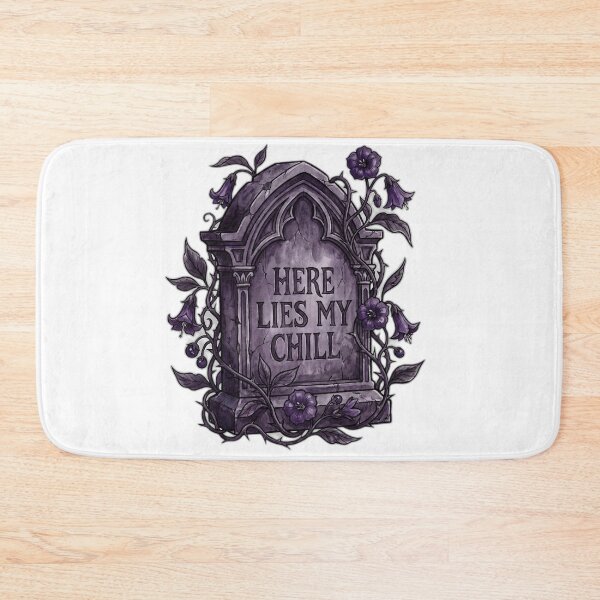 Item preview, Here Lies My Chill Gothic Tombstone Humor designed and sold by ryanguas.