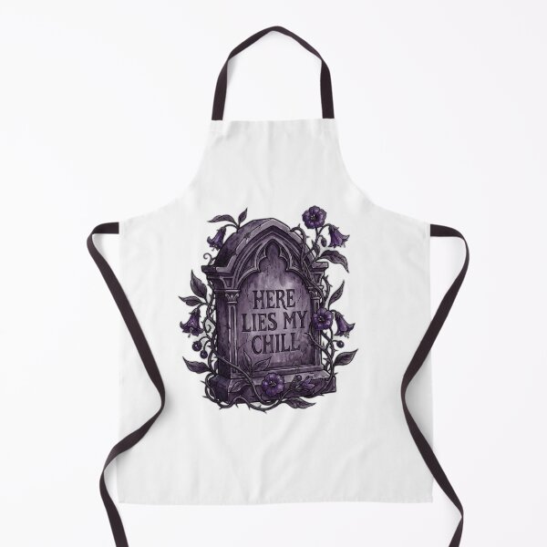 Item preview, Here Lies My Chill Gothic Tombstone Humor designed and sold by ryanguas.