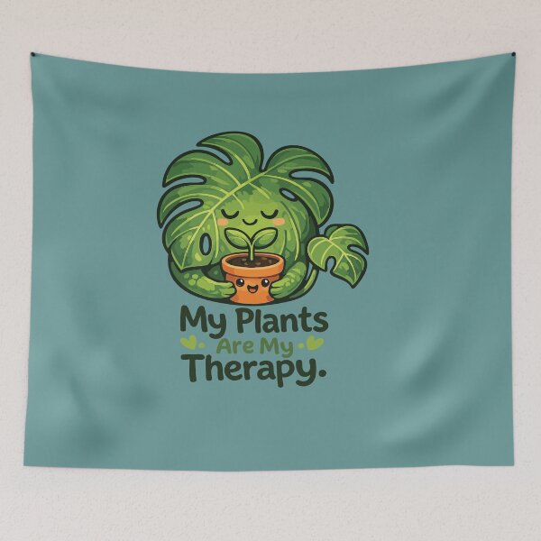 Item preview, My Plants Are My Therapy designed and sold by SimplePoDesign.