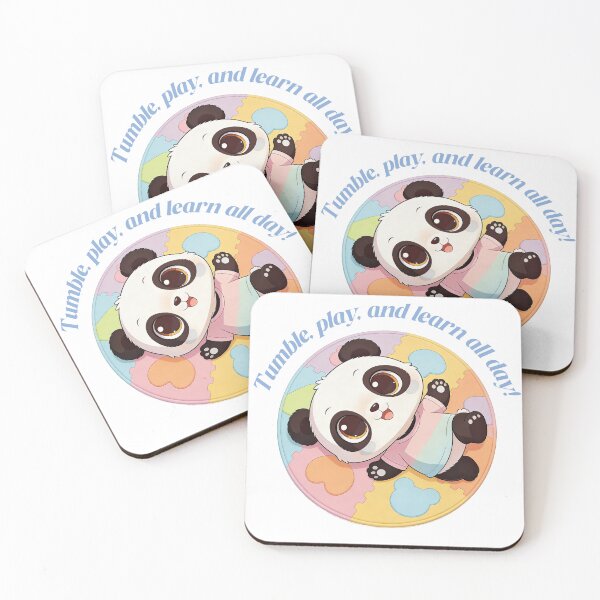 Item preview, Cute Baby Panda Playroom Learn All Day designed and sold by Wintorque.