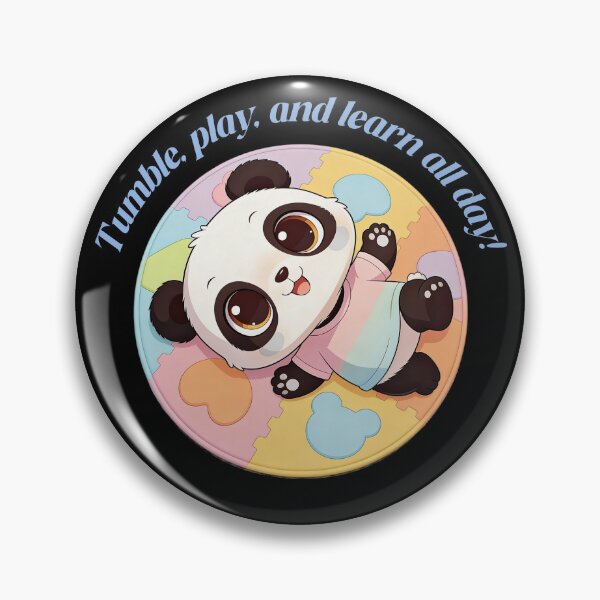 Item preview, Cute Baby Panda Playroom Learn All Day designed and sold by Wintorque.