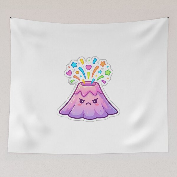 Item preview, Kawaii Exploding Volcano Feeling Everything designed and sold by ryanguas.