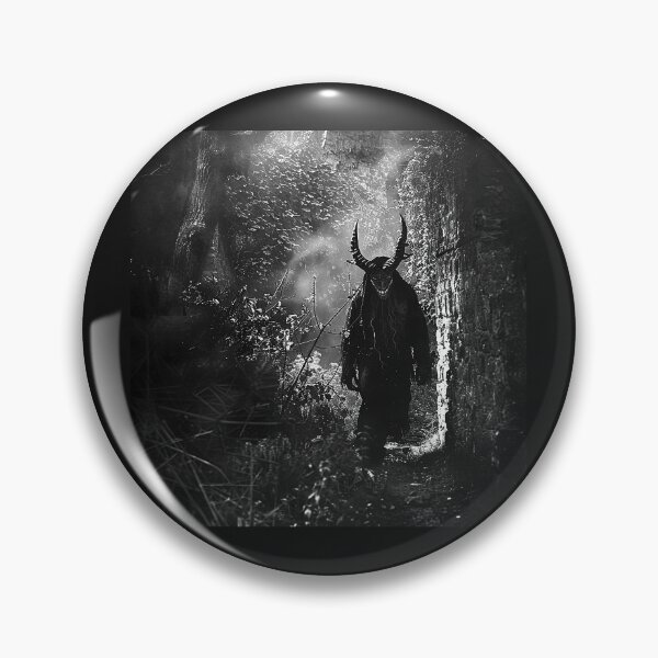 Item preview, Horned Forest Wanderer – Dark Gothic Fantasy Art designed and sold by inkoutninja.