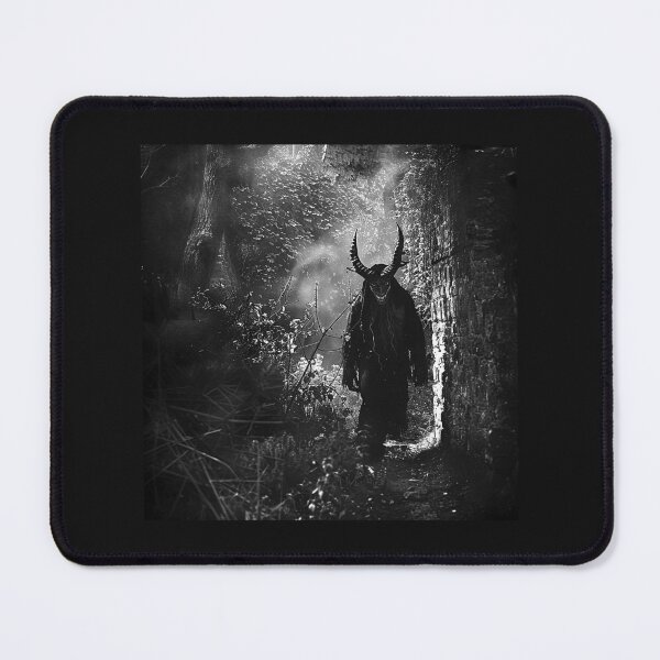 Item preview, Horned Forest Wanderer – Dark Gothic Fantasy Art designed and sold by inkoutninja.