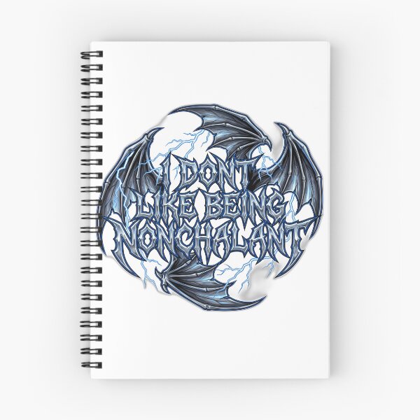Item preview, I Dont Like Being Nonchalant Heavy Metal Font designed and sold by ryanguas.
