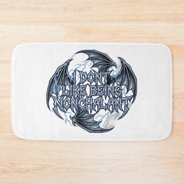 Item preview, I Dont Like Being Nonchalant Heavy Metal Font designed and sold by ryanguas.