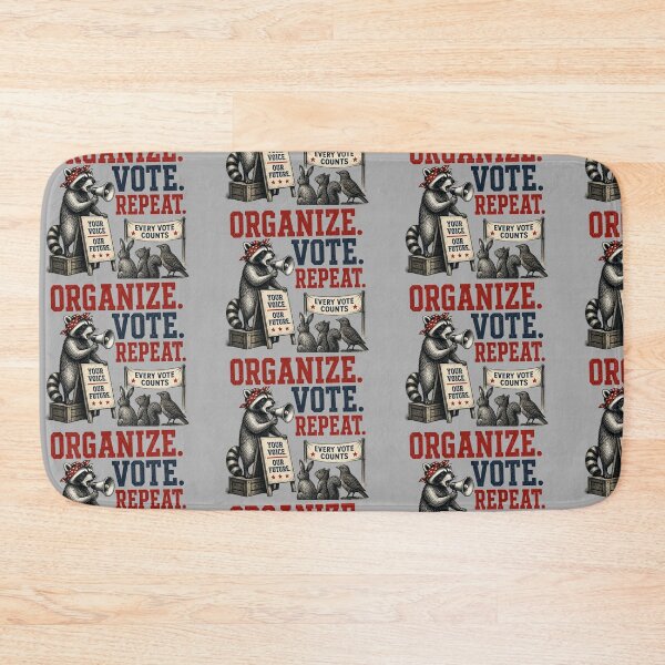 Item preview, Organize, Vote, Repeat with Woodland Animals Design designed and sold by ctrlaltcreator.