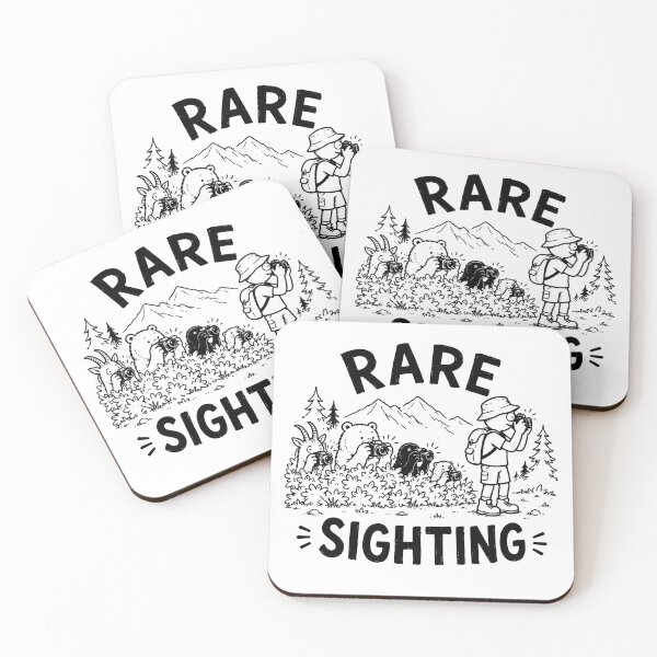 Item preview, Rare Sighting Funny Wildlife Photographer Hiking Sketch Design designed and sold by MonkiFlipp.