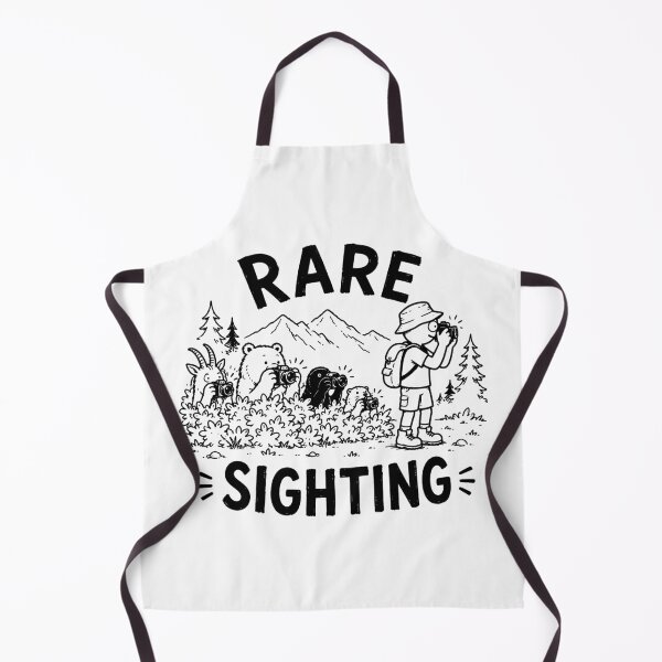 Item preview, Rare Sighting Funny Wildlife Photographer Hiking Sketch Design designed and sold by MonkiFlipp.
