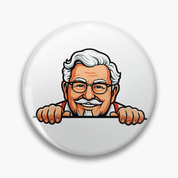 Item preview, Colonel Sanders Peeker designed and sold by StickerPeekers.